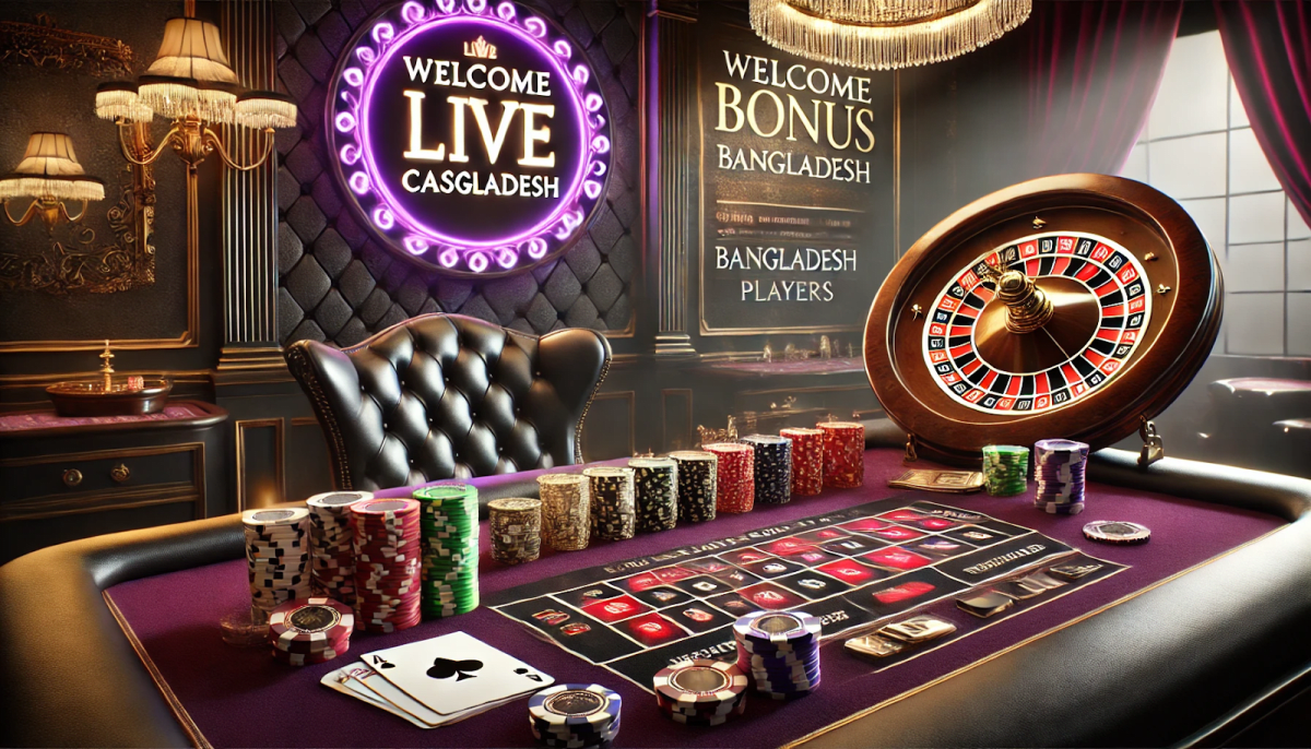 How do welcome bonuses work in Bangladesh live casinos?